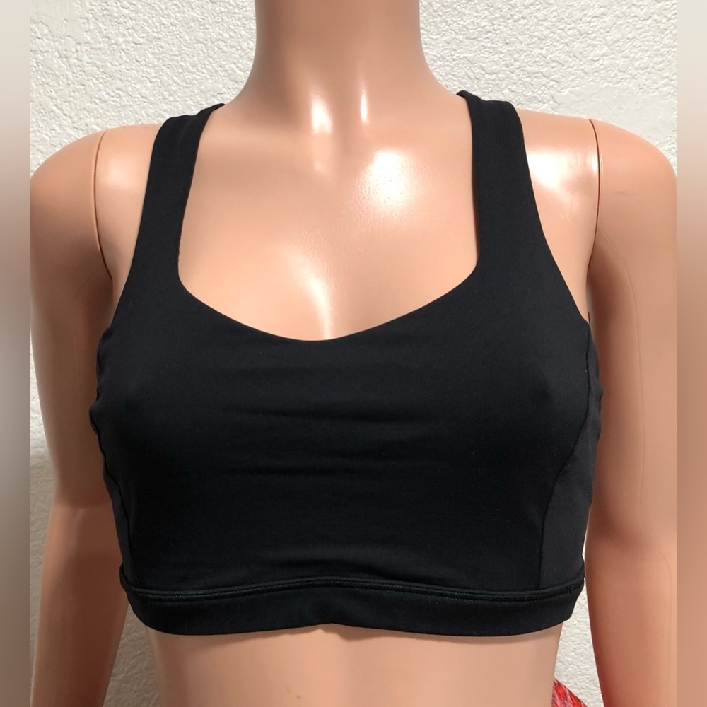 lululemon athletica Black Strappy Sports Bra